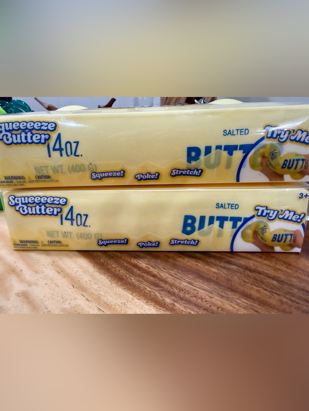 2-Squeeeze Butter 14 oz. Salted Butter Toy - Yellow
